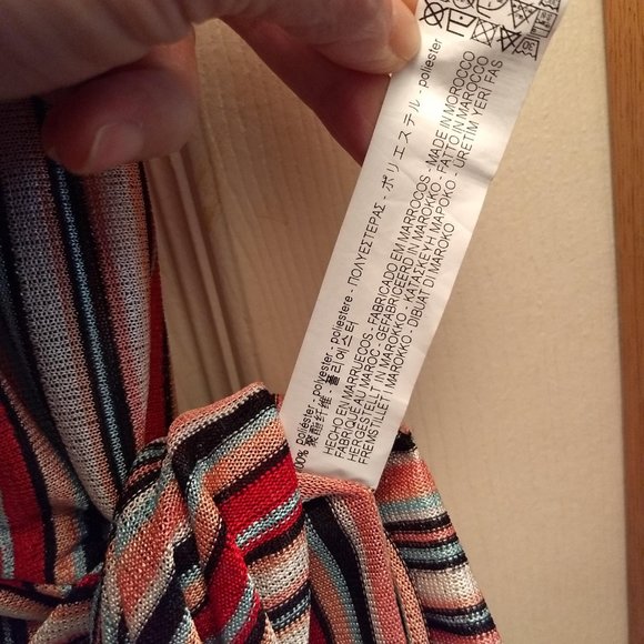 Zara Stripe V-neck Knit striped Summer Dress NWOT ๐HOST PICK x2๐ - Picture 15 of 15